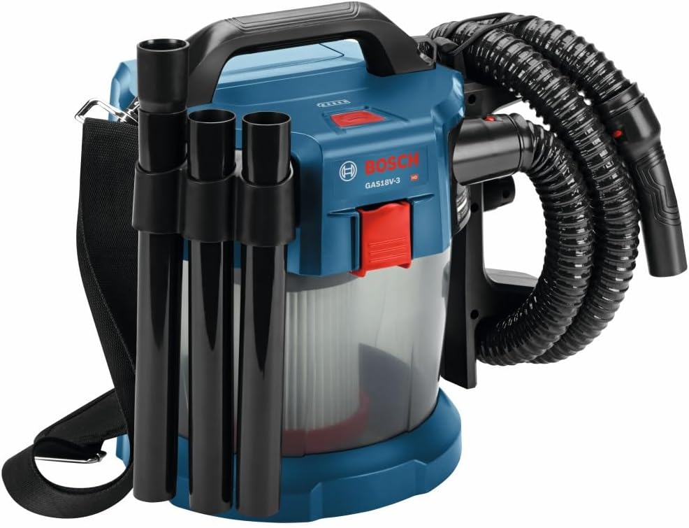 BOSCH GAS18V-3N 18V Cordless Wet Review: Power & Portability