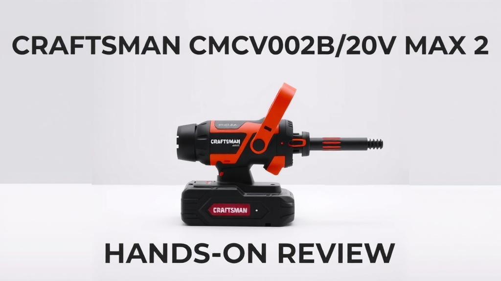 CRAFTSMAN CMCV002B 20V Max 2: Hands-On Review