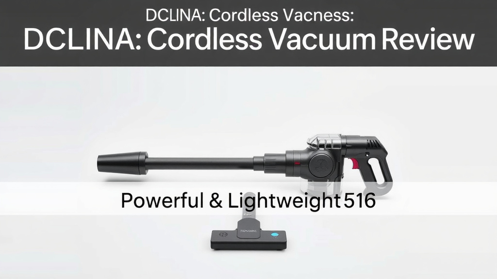 DCLINA IonVac Cordless Vacuum Review: Powerful & Lightweight