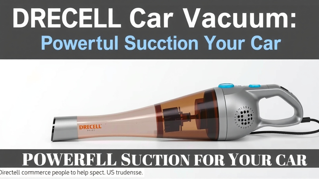 DRECELL Car Vacuum Review: Powerful Suction for Your Car