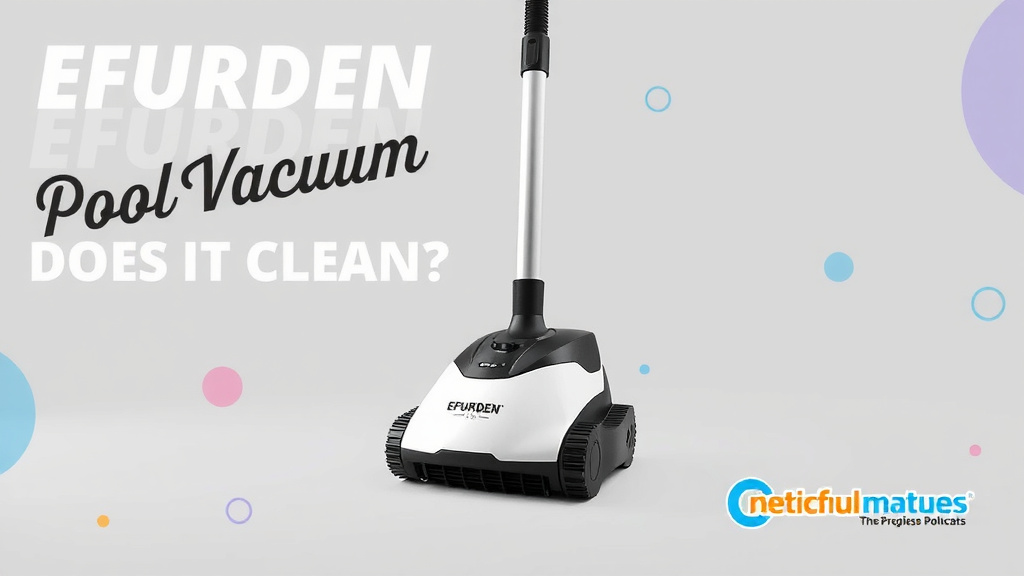 EFURDEN Pool Vacuum Review: Does It Clean?