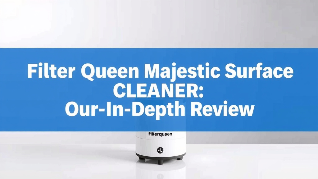 Filter Queen Majestic Surface Cleaner: Our In-Depth Review