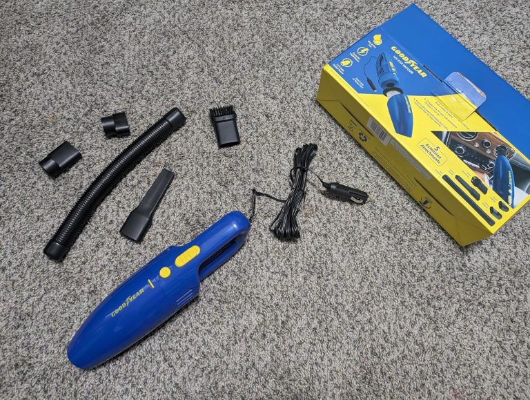 Goodyear 12V Car Vacuum Review: Clean Car Power