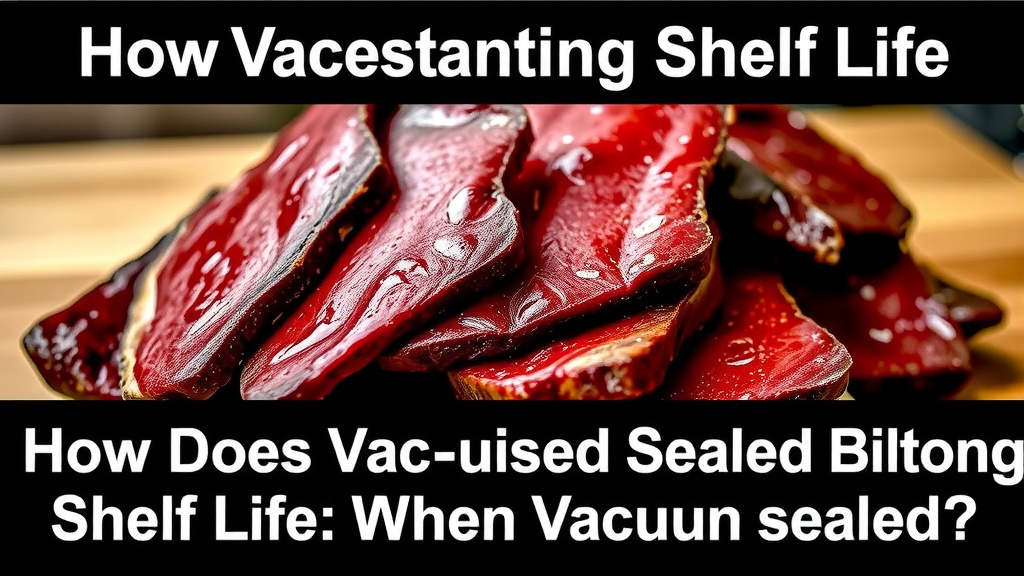 Understanding Biltong's Shelf Life When Vacuum Sealed