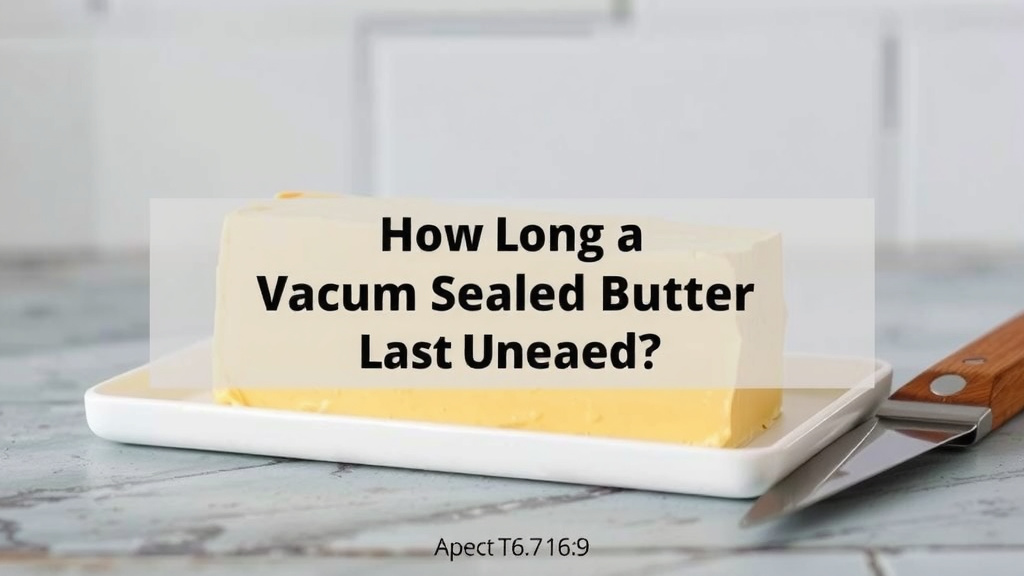 How Long Does Vacuum Sealed Butter Last Unopened