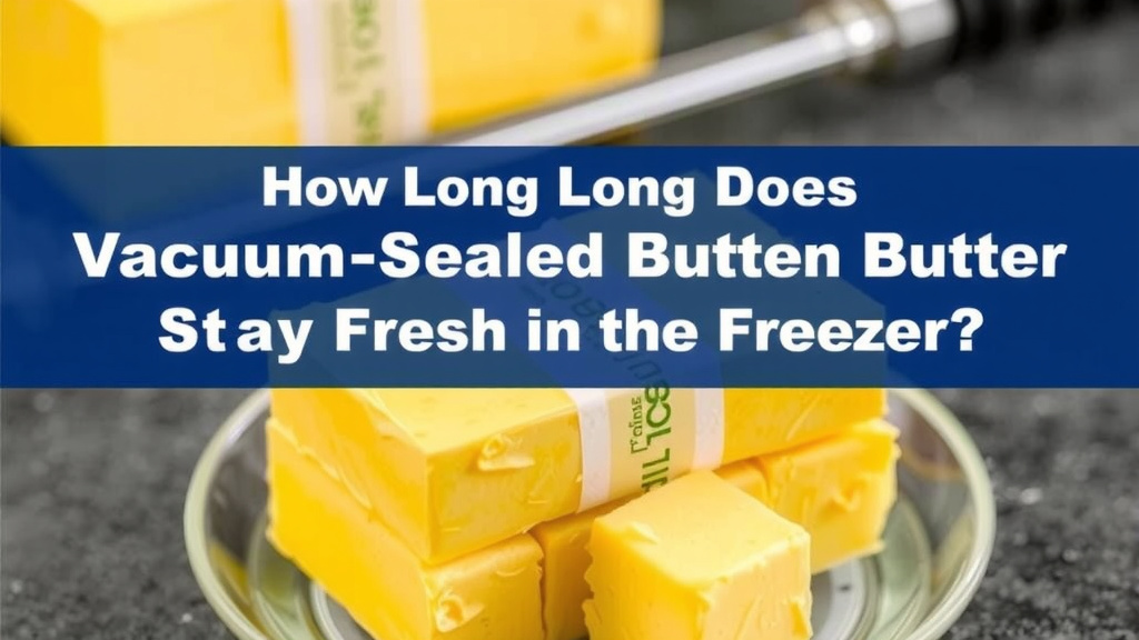 How Long Does Vacuum-Sealed Butter Stay Fresh in the Freezer?