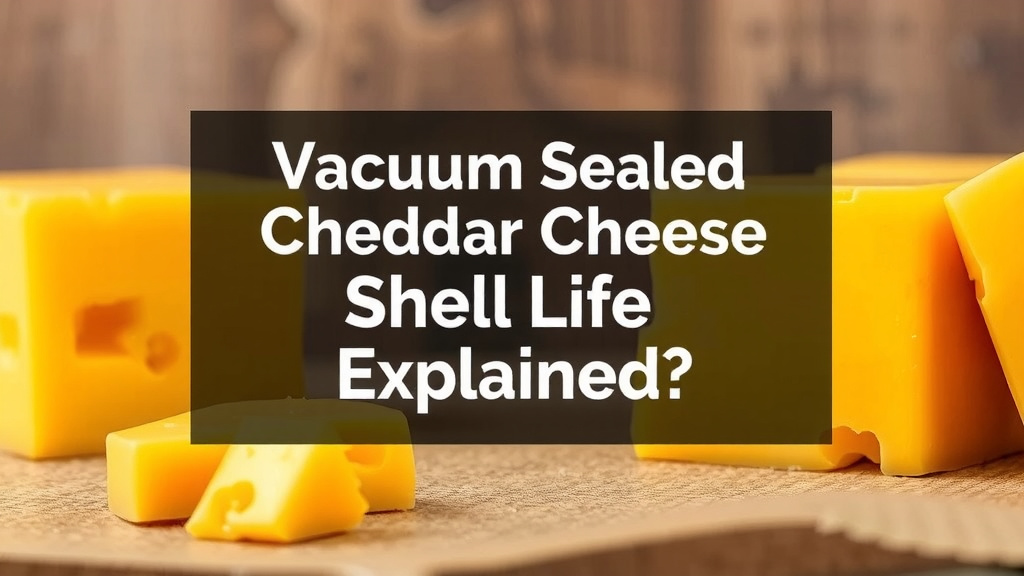 Vacuum Sealed Cheddar Cheese Shelf Life Explained