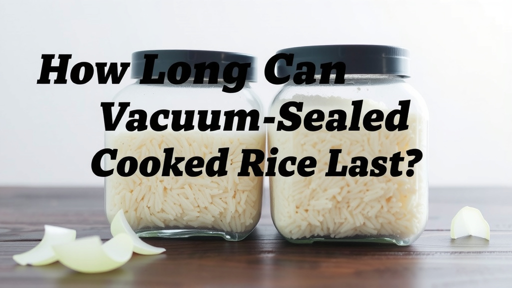 How Long Can Vacuum-Sealed Cooked Rice Last?