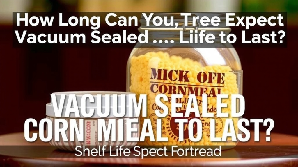 How Long Can You Expect Vacuum Sealed Cornmeal to Last?