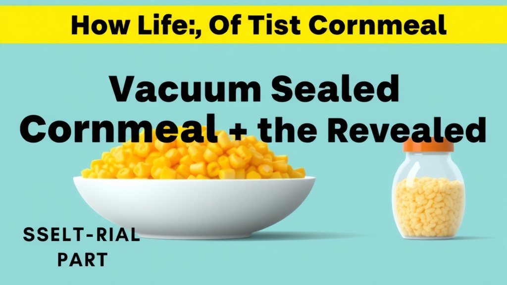 Vacuum Sealed Cornmeal Shelf Life Revealed