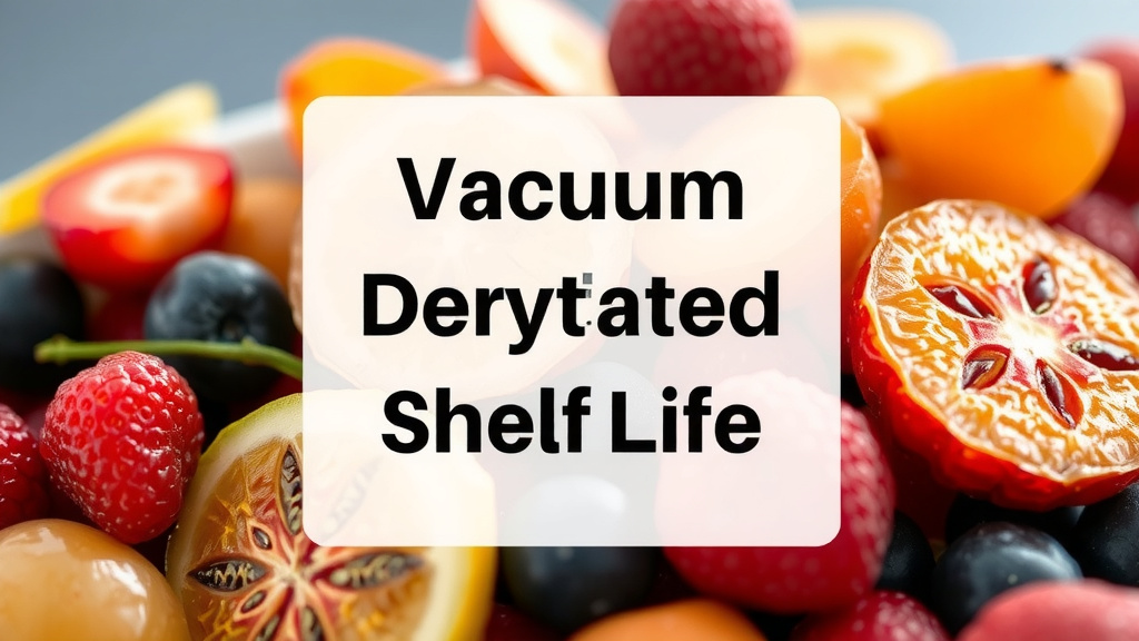 Vacuum Sealed Dehydrated Fruit Shelf Life