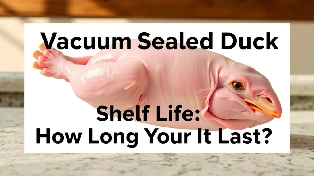 Vacuum Sealed Duck Shelf Life: How Long Does It Last