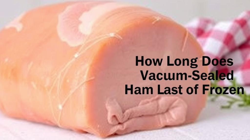 Freezer Life of Vacuum-Sealed Ham: How Long Does It Last?