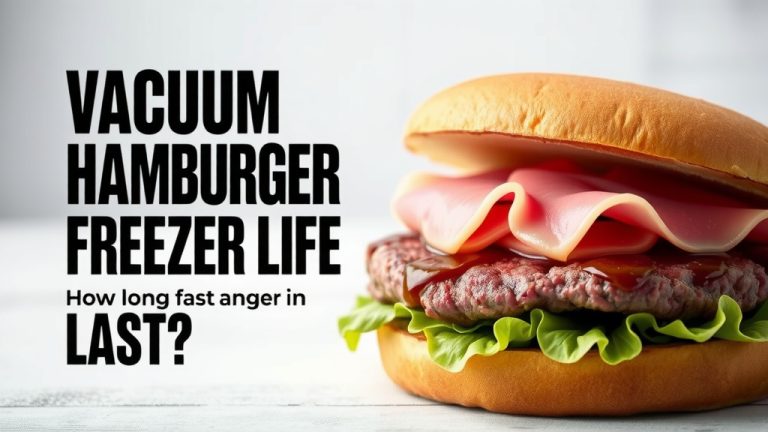 Vacuum Sealed Hamburger Freezer Life: How Long It Lasts