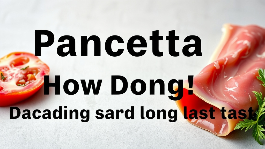 Vacuum Sealed Pancetta Shelf Life: How Long It Lasts