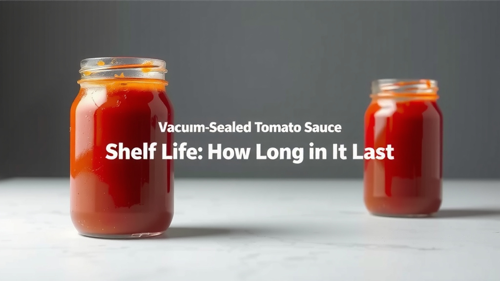 Vacuum Sealed Tomato Sauce Shelf Life: How Long Does It Last