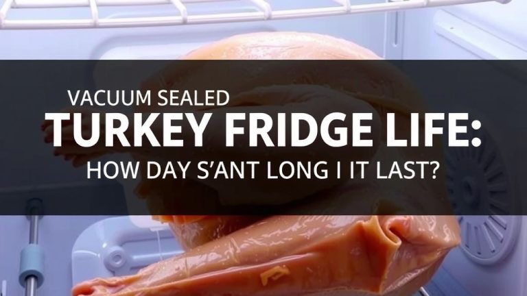 Vacuum Sealed Turkey Fridge Life: How Long Does It Last?
