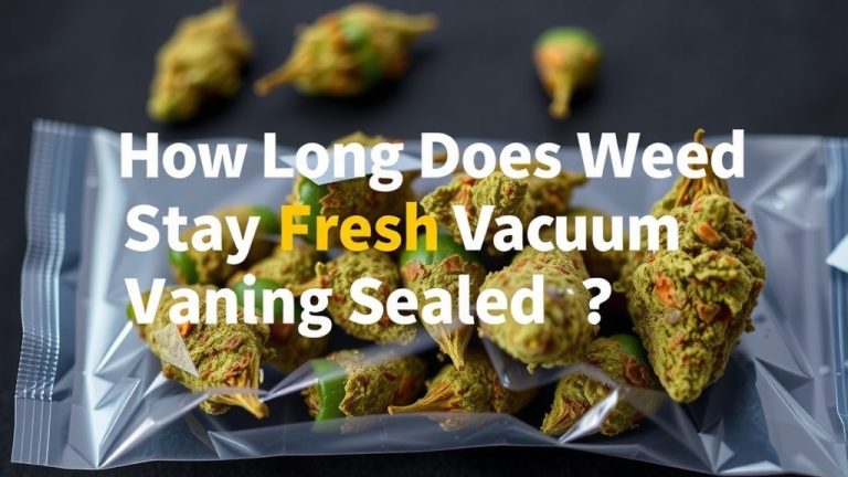 How Long Does Weed Stay Fresh Vacuum Sealed