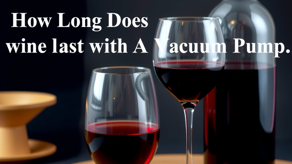 How Long Does Wine Last with a Vacuum Pump