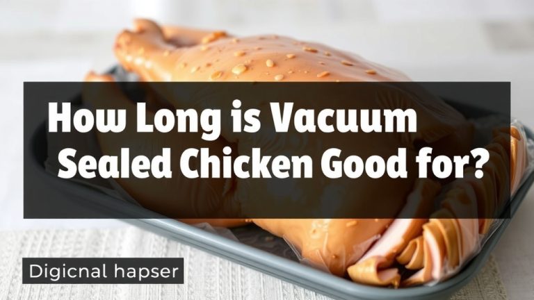 How Long is Vacuum Sealed Chicken Good For