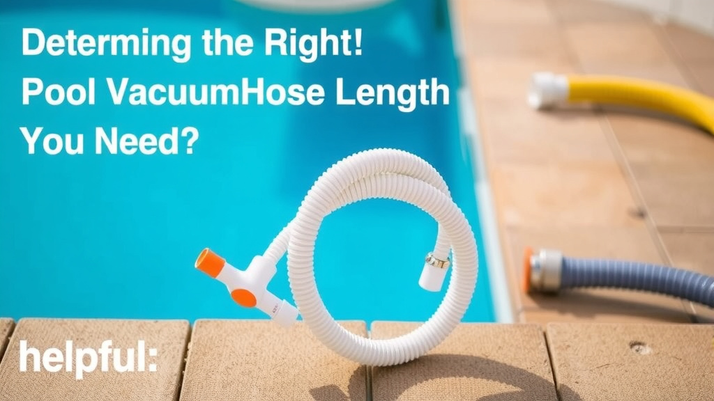 Determining the Right Pool Vacuum Hose Length