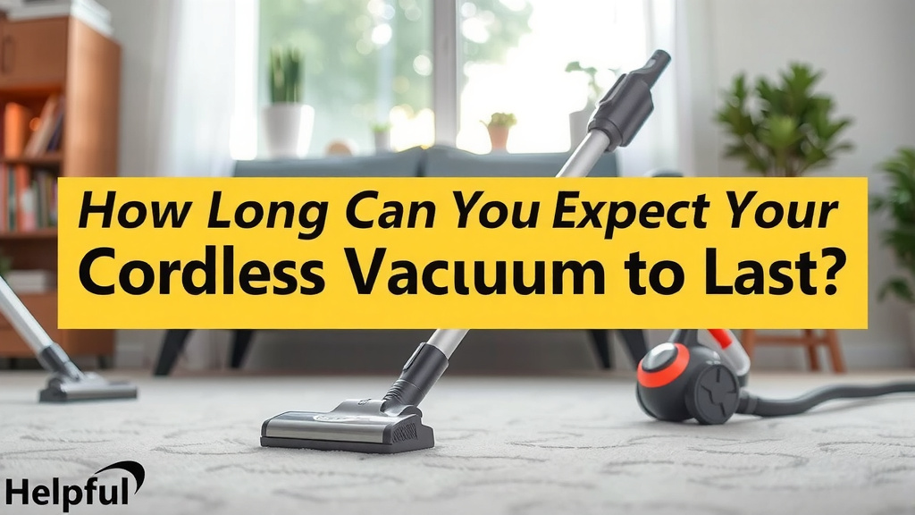 How Long Can You Expect Your Cordless Vacuum to Last?