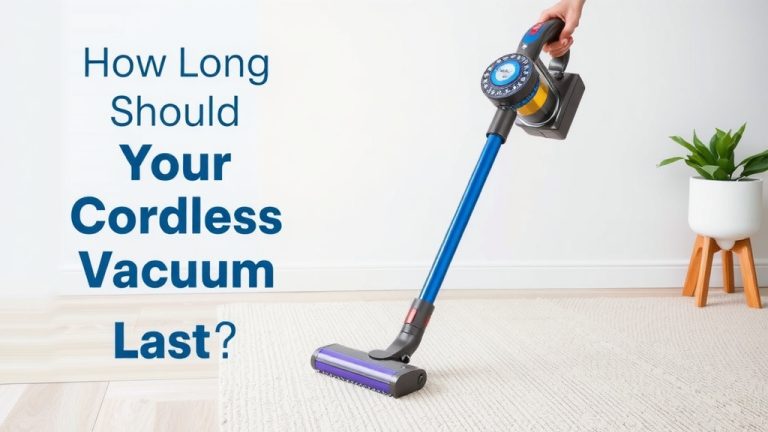 How Long Should Your Cordless Vacuum Last?