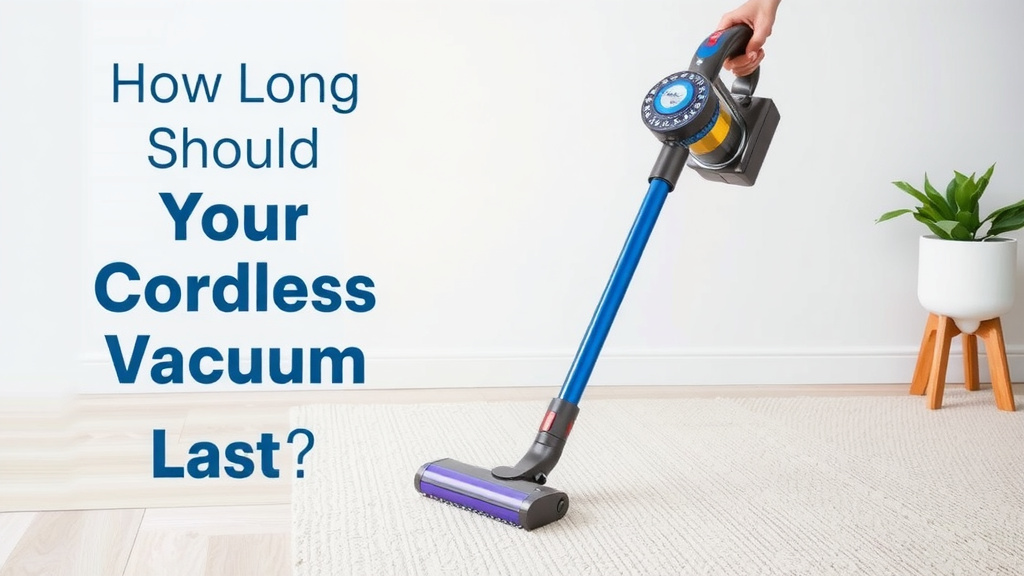 How Long Should Your Cordless Vacuum Last?