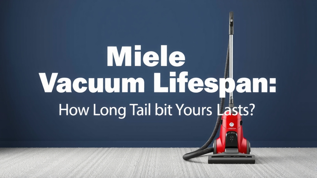 Miele Vacuum Lifespan: How Long Should Yours Last