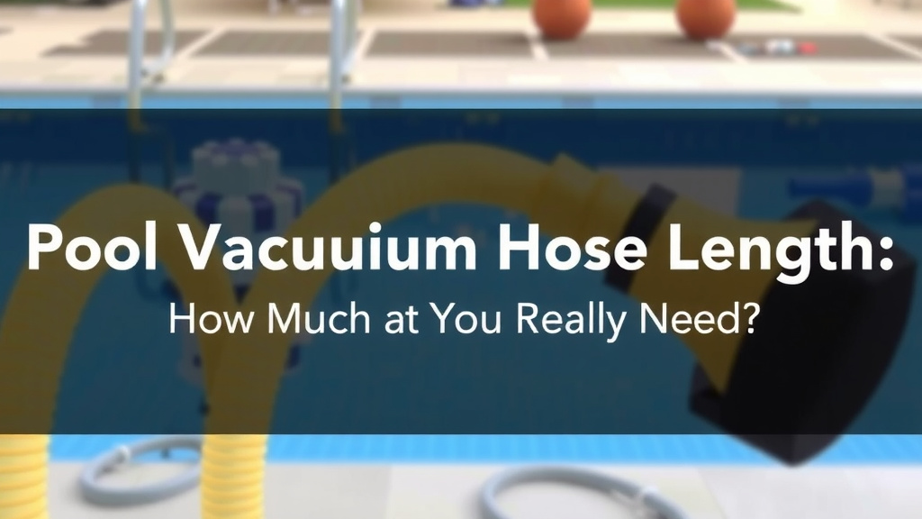 Choosing the Right Pool Vacuum Hose Length