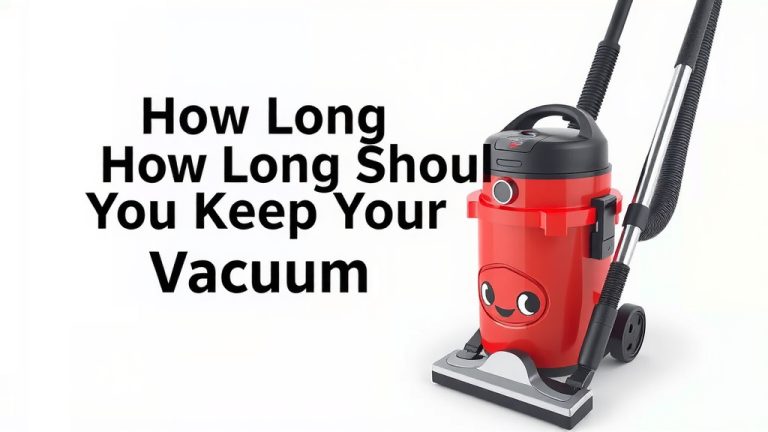 How Long Should You Keep Your Vacuum Cleaner