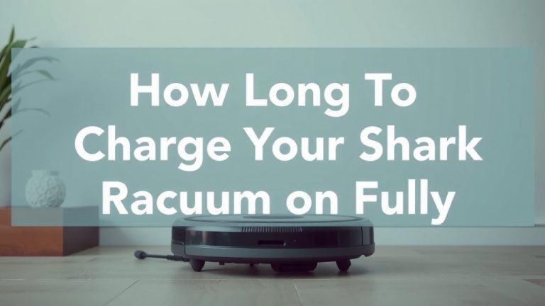 How Long to Charge Your Shark Robot Vacuum Fully