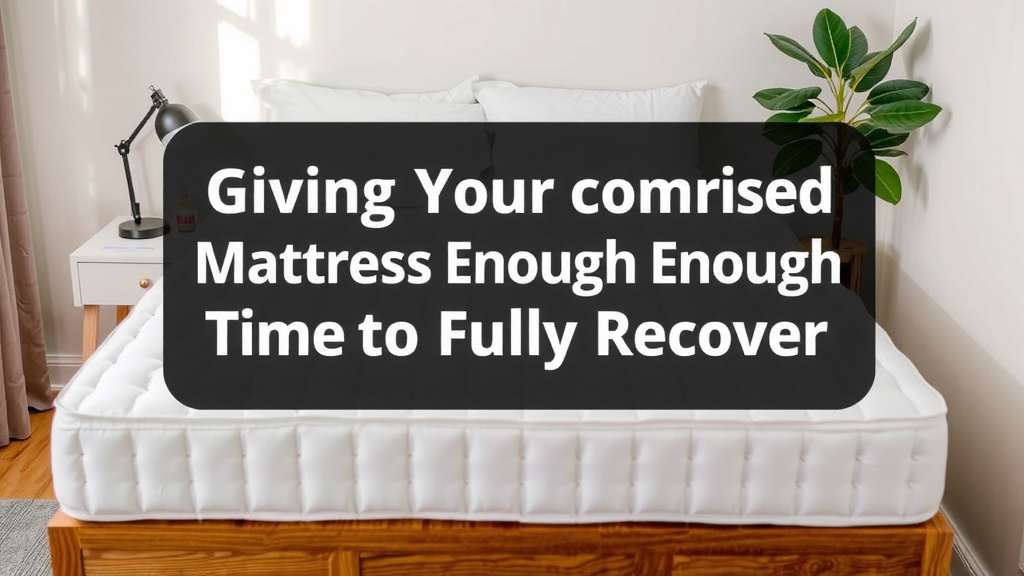 Giving Your Compressed Mattress Enough Time to Fully Recover