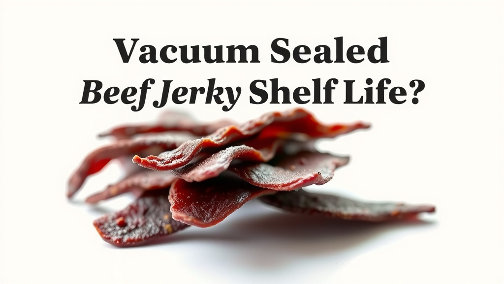 Vacuum Sealed Beef Jerky Shelf Life: How Long It Lasts