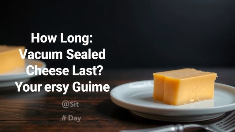 How Long Does Vacuum Sealed Cheese Last? Your Guide