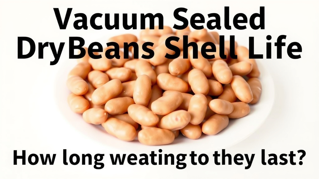 Vacuum Sealed Dry Beans Shelf Life: How Long Do They Last