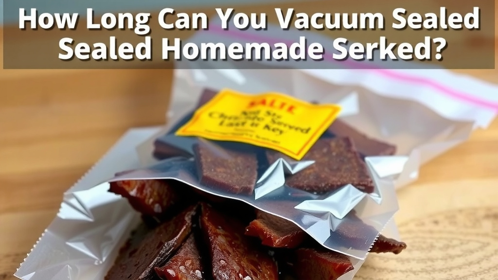 How Long Can You Store Vacuum-Sealed Homemade Jerky?
