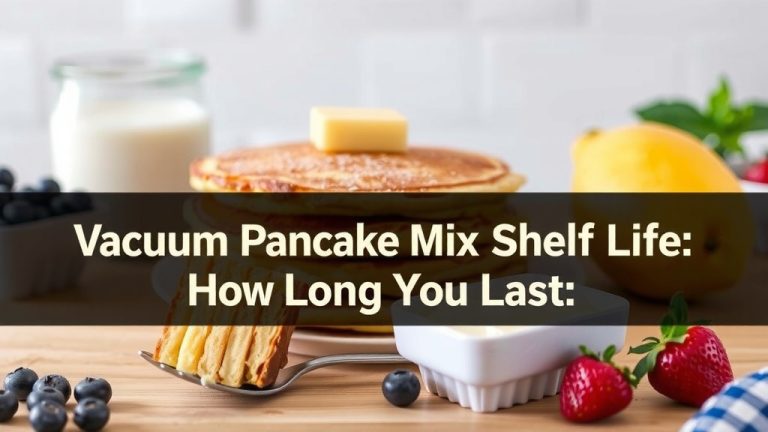 Vacuum Sealed Pancake Mix Shelf Life How Long It Lasts