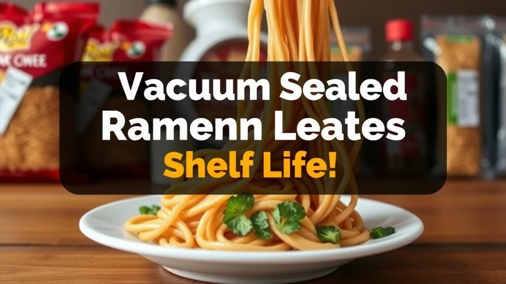 Vacuum Sealed Ramen Noodles: Shelf Life Explained