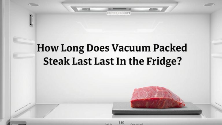 How Long Does Vacuum Packed Steak Last In The Fridge