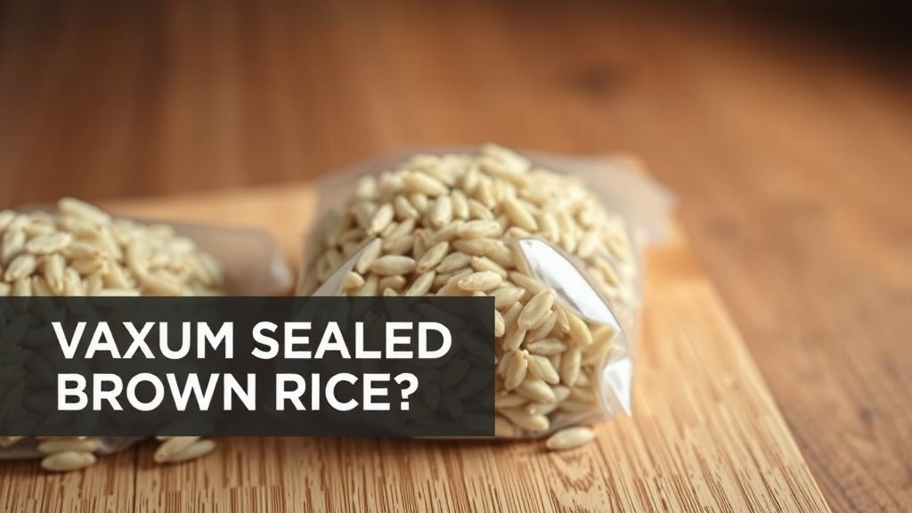 Unpacking the Longevity of Vacuum-Sealed Brown Rice