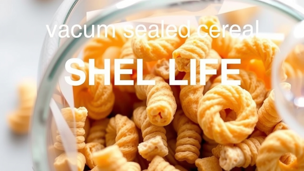 Vacuum Sealed Cereal Shelf Life: How Long Does It Last