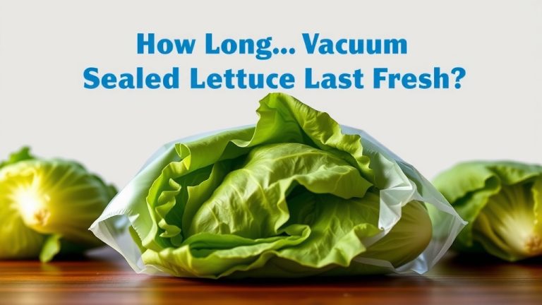 How Long Does Vacuum Sealed Lettuce Last Fresh