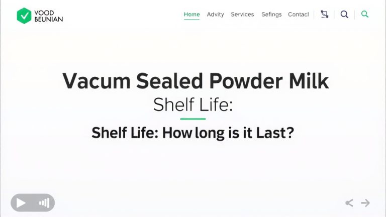 Vacuum Sealed Powdered Milk Shelf Life: How Long Does It Last