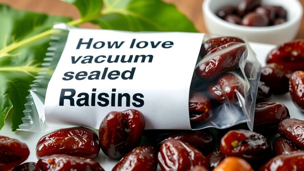 How Long Can You Expect Vacuum Sealed Raisins to Last?