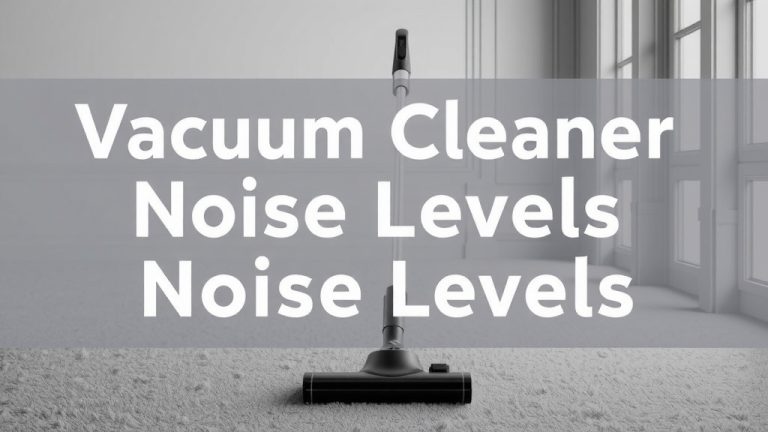 Vacuum Cleaner Noise Levels Explained