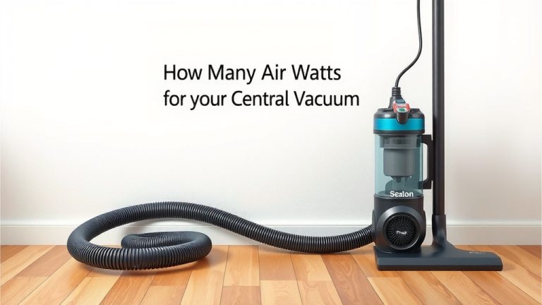 How Many Air Watts for Your Central Vacuum