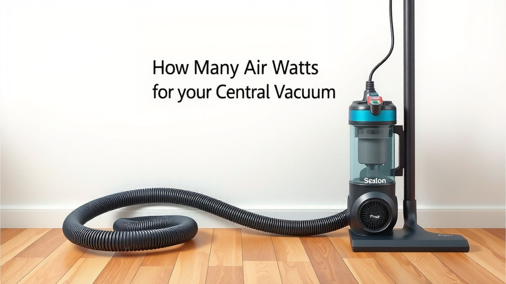How Many Air Watts for Your Central Vacuum