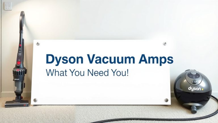 Dyson Vacuum Amps: What You Need to Know