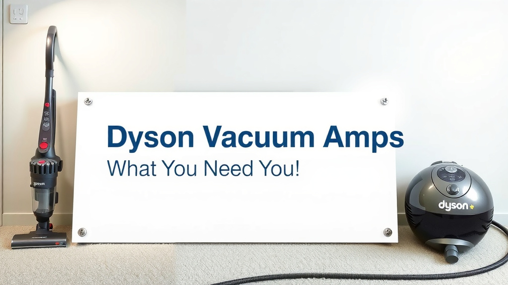 Dyson Vacuum Amps: What You Need to Know